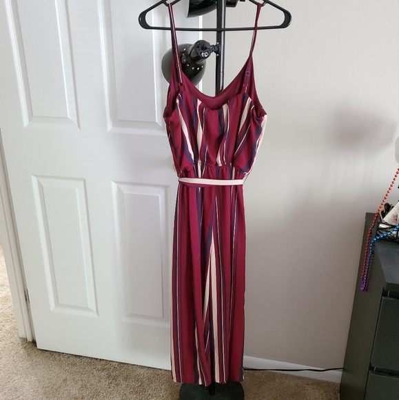 Striped Wide Leg Romper - Picture 3 of 3